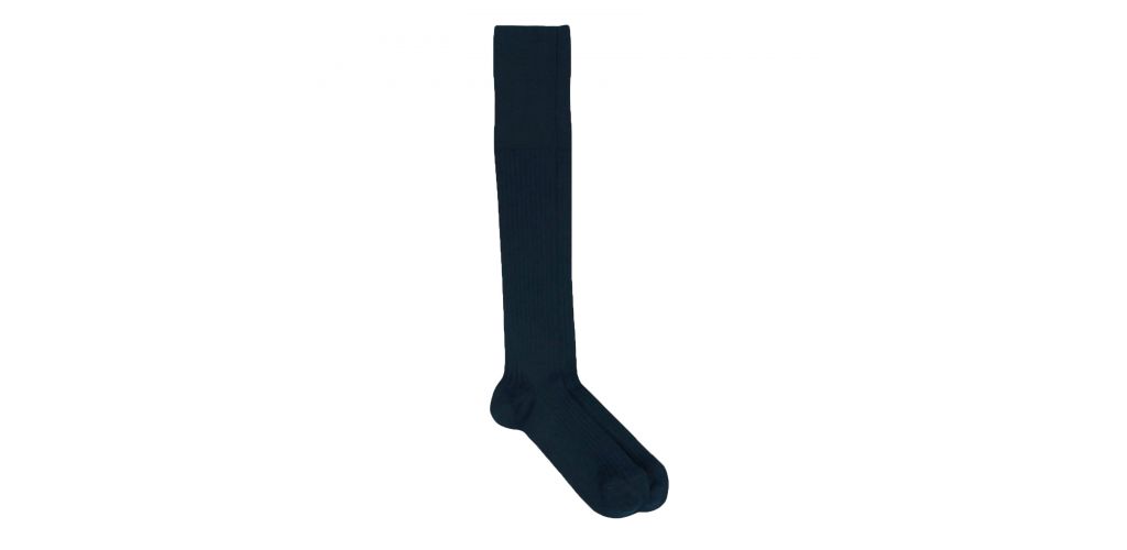 Calcetines de algodón de canalé para hombre - Hilo de escocia