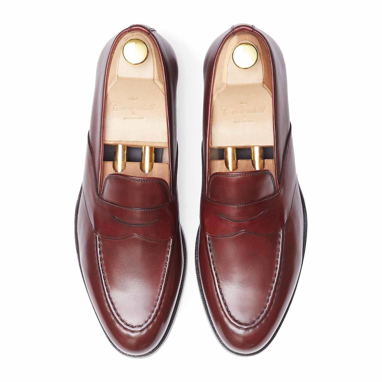 The Bobby: Mocassin Fullstrap Bordeaux Crownhill Shoes