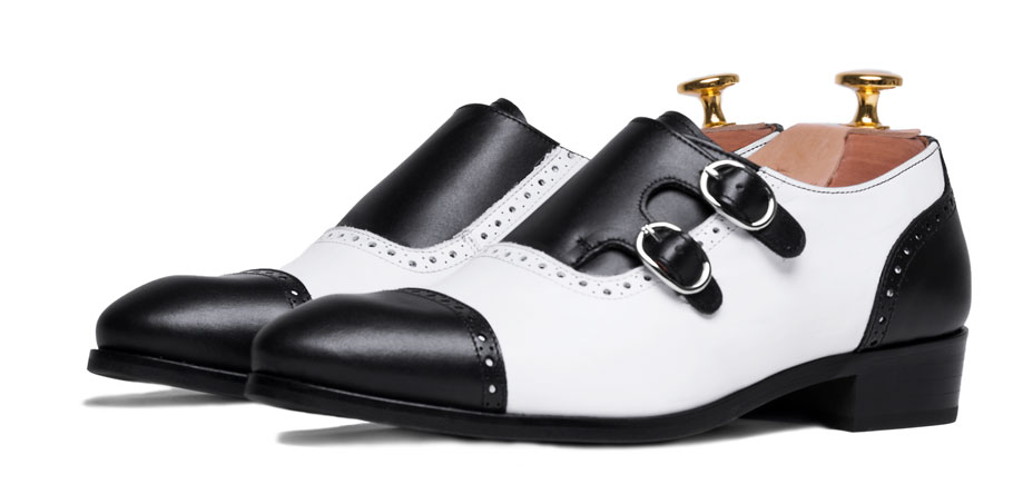 ladies black and white spectator shoes