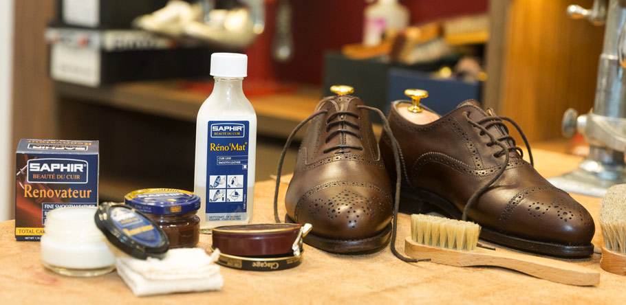 Productos para limpiar zapatos