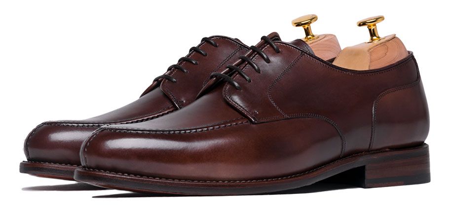 Derby shoes, brown shoes